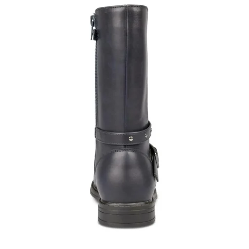 Bottes MARINE Fille Motif Uni Fermeture éclair