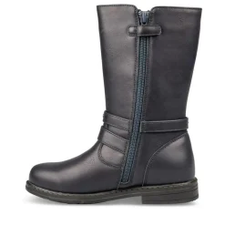 Bottes MARINE Fille Motif Uni Fermeture éclair