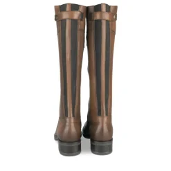 Bottes MARRON Femme CUIR Fermeture éclair