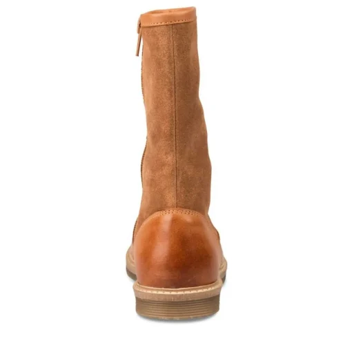 Bottes MARRON Fille CUIR Fermeture éclair