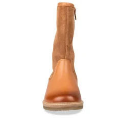 Bottes MARRON Fille CUIR Fermeture éclair