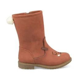 Bottes MARRON Fille Fermeture éclair