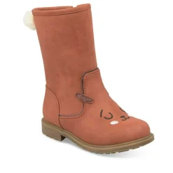 Bottes MARRON Fille Fermeture éclair