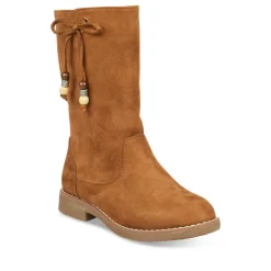 Bottes MARRON Fille Fermeture éclair