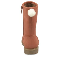 Bottes MARRON Fille Fermeture éclair