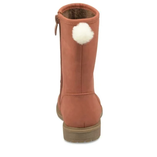Bottes MARRON Fille Fermeture éclair