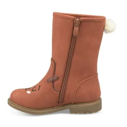 Bottes MARRON Fille Fermeture éclair