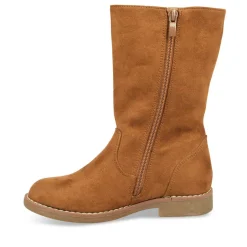 Bottes MARRON Fille Fermeture éclair