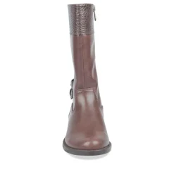 Bottes MARRON Fille Fermeture éclair