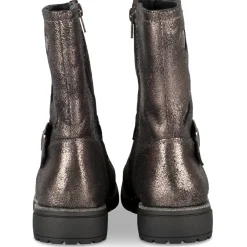 Bottes METALLISE Fille Motif Coeurs Fermeture éclair