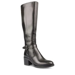 Bottes NOIR Femme CUIR Fermeture éclair