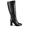 Bottes NOIR Femme Motif Chaîne Fermeture éclair
