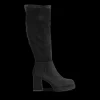 Bottes NOIR Femme Motif Uni Fermeture éclair