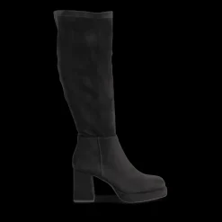 Bottes NOIR Femme Motif Uni Fermeture éclair