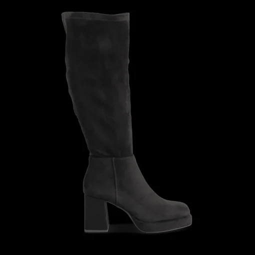 Bottes NOIR Femme Motif Uni Fermeture éclair