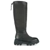 Bottes NOIR Femme Motif Uni Fermeture éclair