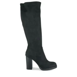 Bottes NOIR Femme Motif Uni Fermeture éclair