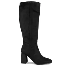Bottes NOIR Femme Motif Uni Fermeture éclair