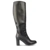 Bottes NOIR Femme Motif Uni Fermeture éclair