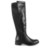 Bottes NOIR Femme Motif Uni Fermeture éclair