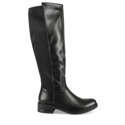 Bottes NOIR Femme Motif Uni Fermeture éclair