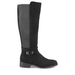Bottes NOIR Femme Motif Uni Fermeture éclair