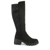 Bottes NOIR Femme Motif Uni Fermeture éclair