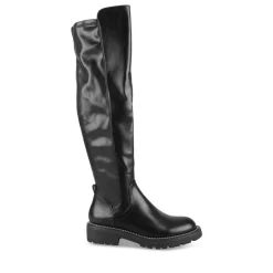 Bottes NOIR Femme Motif Uni Fermeture éclair