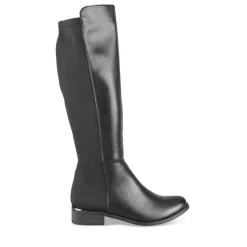 Bottes NOIR Femme Motif Uni Fermeture éclair