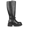 Bottes NOIR Femme Motif Uni Fermeture éclair