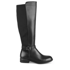 Bottes NOIR Femme Motif Uni Fermeture éclair