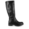 Bottes NOIR Femme Motif Uni Fermeture éclair