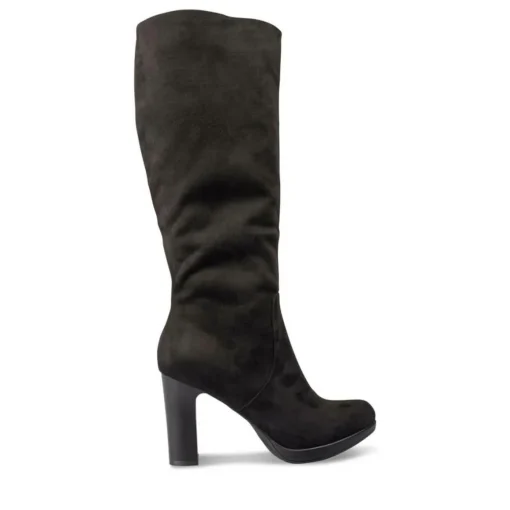 Bottes NOIR Femme Motif Uni Fermeture éclair