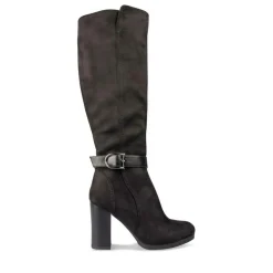 Bottes NOIR Femme Motif Uni Fermeture éclair