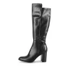 Bottes NOIR Femme Motif Uni Fermeture éclair