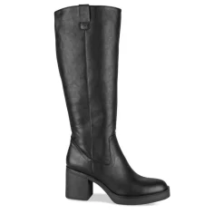 Bottes NOIR Femme Motif Uni Fermeture éclair