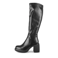 Bottes NOIR Femme Motif Uni Fermeture éclair