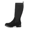 Bottes NOIR Femme Motif Uni A Enfiler