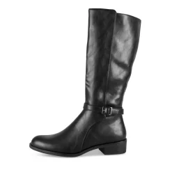 Bottes NOIR Femme Motif Uni A Enfiler