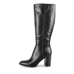 Bottes NOIR Femme Motif Uni A Enfiler