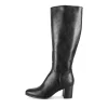 Bottes NOIR Femme Motif Uni Fermeture éclair
