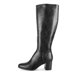 Bottes NOIR Femme Motif Uni Fermeture éclair