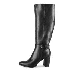 Bottes NOIR Femme Motif Uni Fermeture éclair
