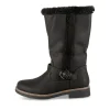 Bottes NOIR Femme Motif Uni A Enfiler
