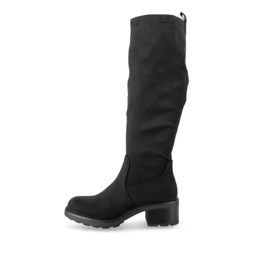 Bottes NOIR Femme Motif Uni Fermeture éclair