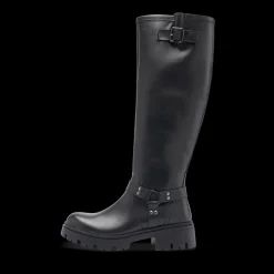 Bottes NOIR Femme Motif Uni Fermeture éclair
