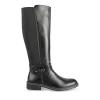 Bottes NOIR Femme Motif Uni Fermeture éclair
