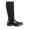 Bottes NOIR Femme Motif Uni A Enfiler