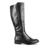 Bottes NOIR Femme Motif Uni Fermeture éclair