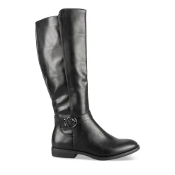 Bottes NOIR Femme Motif Uni Fermeture éclair